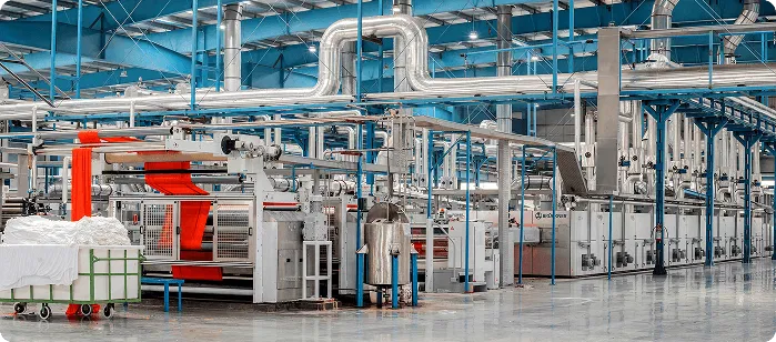 Automated manufacturing line used for quality inspection and defect detection